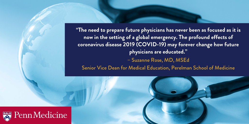 PSOM’s Dr. Rose penned a <a href="/JAMA_current/">JAMA</a> viewpoint article about medical student education in the time of #COVID19 bit.ly/2X04gVt