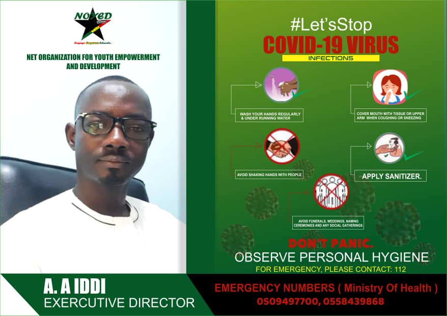 noyedgh's tweet photo. The world has grounded to a halt all because of COVID-19. You can break the chain and set humanity free. Simply comply with the protocols set by the health professionals. https://t.co/iVl7To9jDL