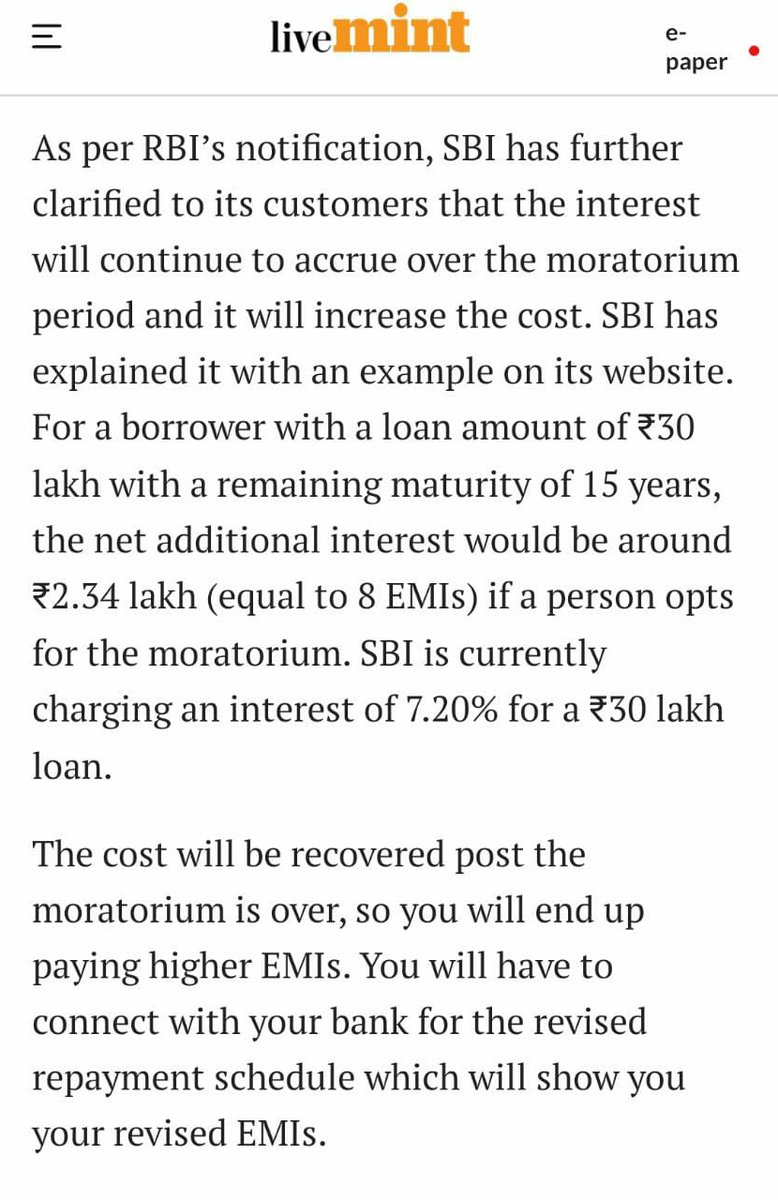 RaviTewariHindu's tweet image. Totally disappointing   #EMIMoratorium No support at all nor given any kind of support to  customer's No point of declaring moratorium even though customers has to pay their interest in this period @nsitharaman @ianuragthakur @PMOIndia @nitin_gadkari @ravishndtv @sudhirchaudhary