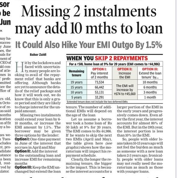 RaviTewariHindu's tweet image. Totally disappointing   #EMIMoratorium No support at all nor given any kind of support to  customer's No point of declaring moratorium even though customers has to pay their interest in this period @nsitharaman @ianuragthakur @PMOIndia @nitin_gadkari @ravishndtv @sudhirchaudhary