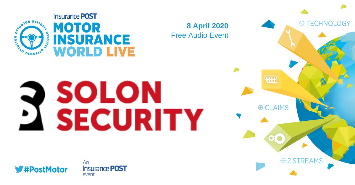 SolonSecurity's tweet photo. Tune in on 8 April, stay connected with the Motor Insurance market while working from home. #PostMotor
https://t.co/9qZZANrgoe https://t.co/0QYxlm1g96