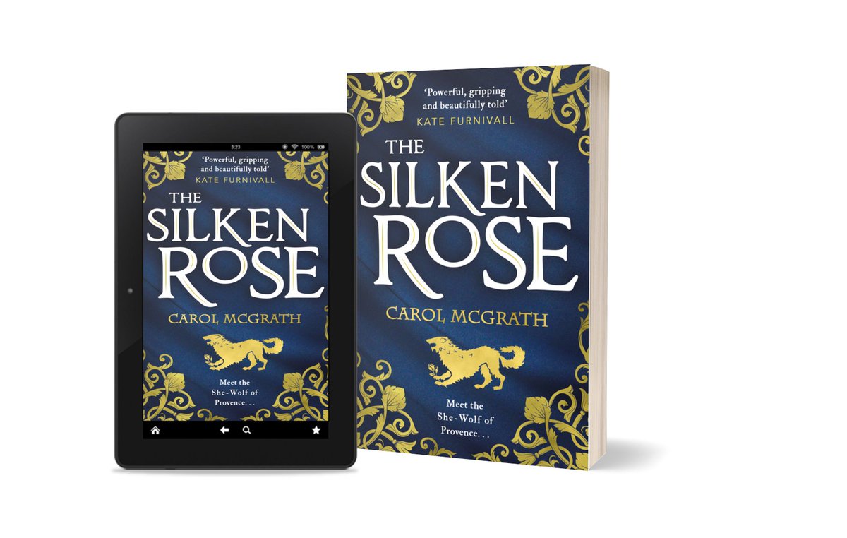 HeadlineAccent's tweet photo. Welcome to our #virtuallaunchparty to celebrate publication of #TheSilkenRose by @carolmcgrath – out today! Grab a cup of tea (or, like us, a huge glass of wine) and come and raise a toast with us to #SheWolfQueens https://t.co/7RcTVnvUoj https://t.co/GJKr0NmPGF