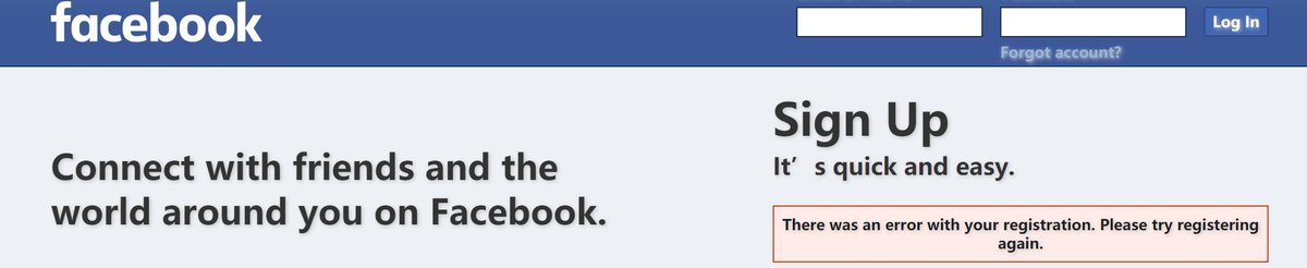 adxyde's tweet photo. fucking facebook registration! https://t.co/m8BU7QveYz