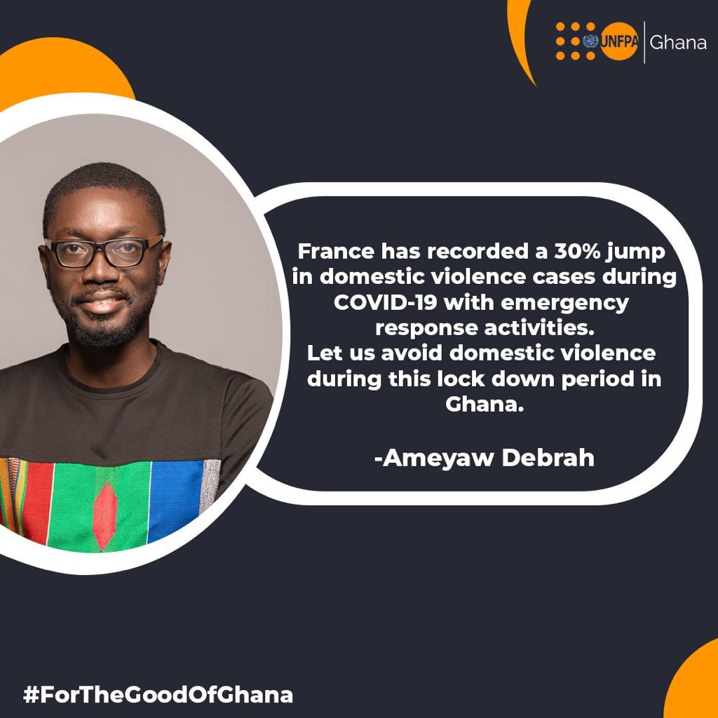 AmeyawDebrah's tweet photo. The fight against domestic violence is one for us all. We could be saving lives and giving hope for those affected! #ForTheGoodOfGhana @UNFPAGHANA https://t.co/SW2bDTQVBk
