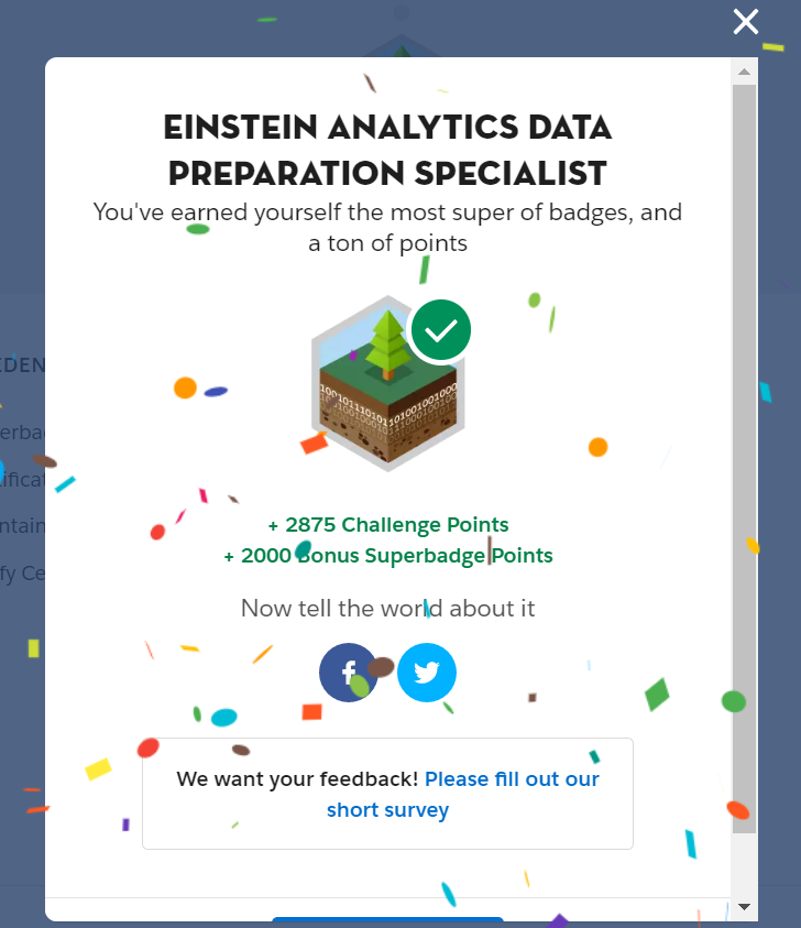 Yaii Yaii Yaii !! WOHOO! Literally so happy after earning this. It took a lot of patience and time in completing.
@Trailhead <a href="/salesforce/">Salesforce</a> 
#salesforce #trailhead #learning #trailblazer #trailblazerCommunity #ohana #Salesforceohana #wit #SalesforceWit
trailhead.salesforce.com/en/content/lea…