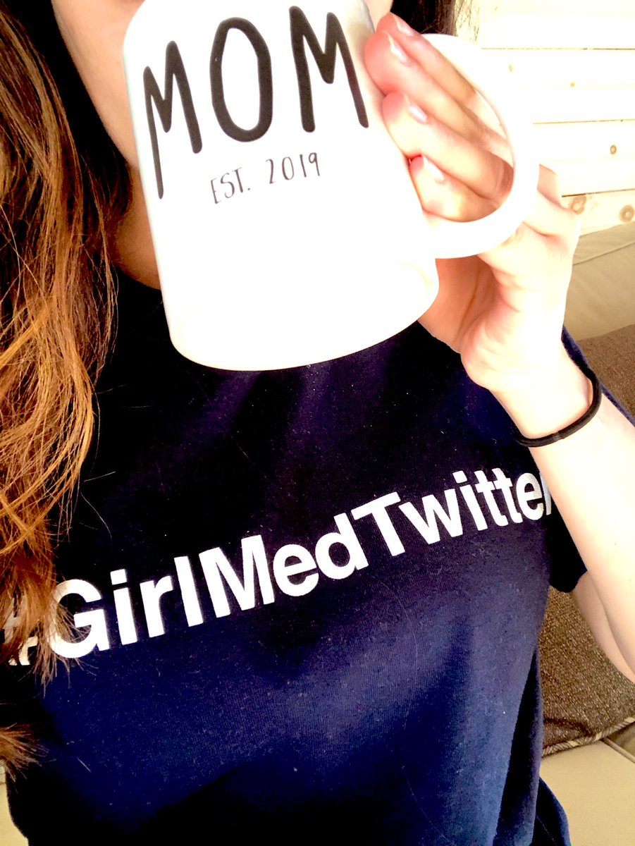 Good morning #GirlMedTwitter #MomTwitter #MedMomTwitter . Is med mom twitter a thing? If not it totally should be because we’re all a bunch of bad asses with unique mom problems