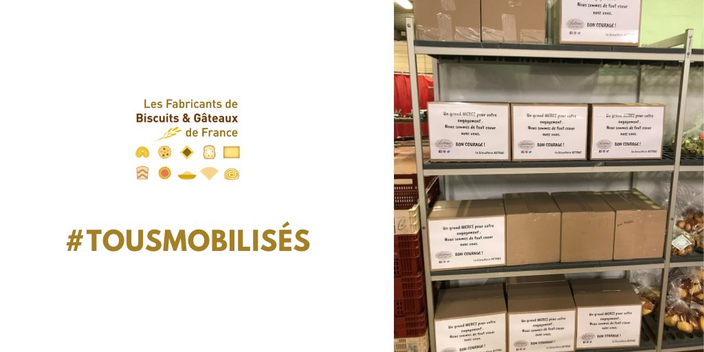 BiscuitsGateaux's tweet image. #solidaritéCovid19 : @BiscuitsAstruc s&apos;engage auprès des personnels soignants ! 24 kg de #biscuits ont été livrés à l&apos;hôpital de Montfermeil et 8 kg à l&apos;EHPAD de Claye-Souilly. Une petite note sucrée pour adoucir le quotidien.
#tousmobilisés