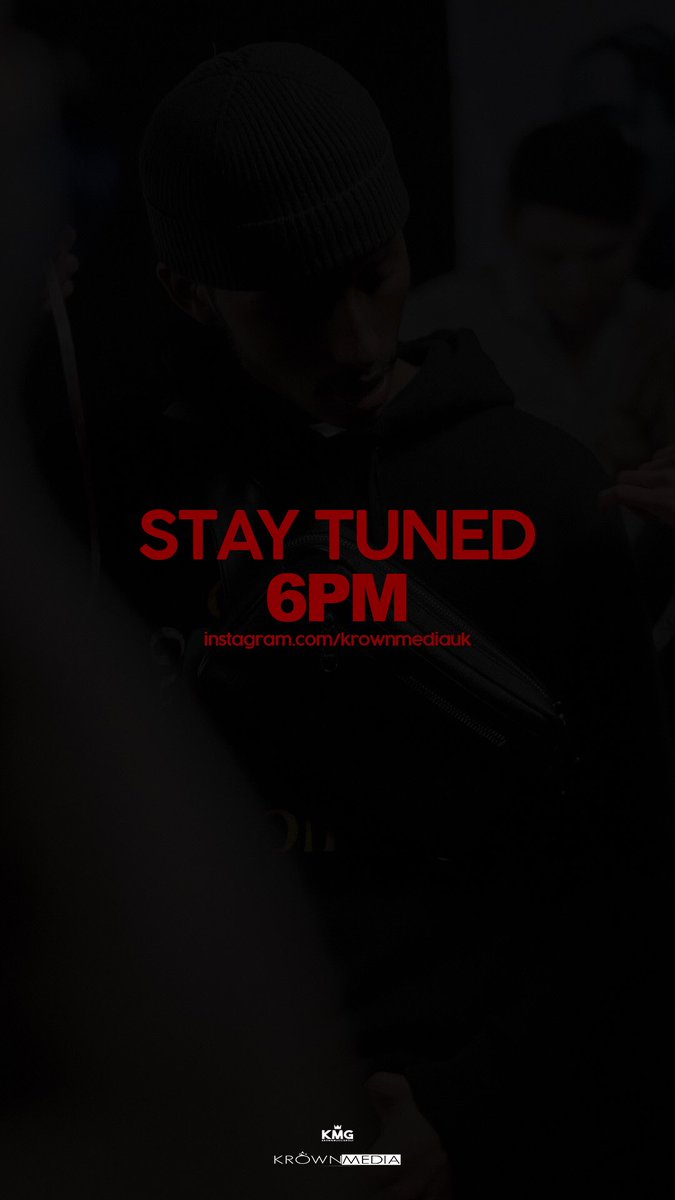 krownmediauk's tweet photo. Stay tuned, 6PM! @krownmediauk @krownmusicgroup @EphraimBlessed @LukeFrSH @_LeonMatthews https://t.co/S1wxeLVuH7