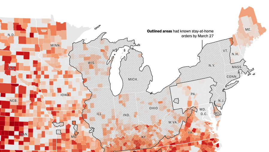 Jonathan Oosting On Twitter Michigan Appears To Be Doing Relatively Well At This Whole Social Distancing Thing Https T Co Lrbqkxq2jo