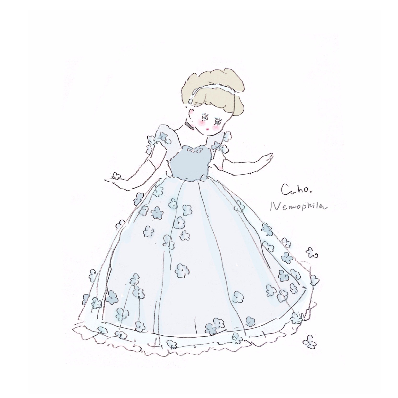 Caho V Twitter ディズニーに行けないから描いた 春プリンセスたち T Co Vo5ryjmenl Twitter