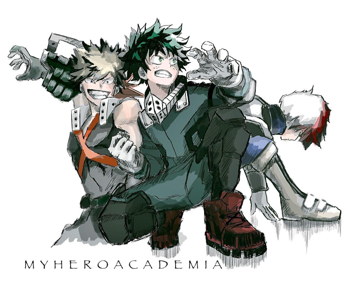 ヒロアカおえかき みんなの可愛い表情にご注目💘 #僕のヒーロー