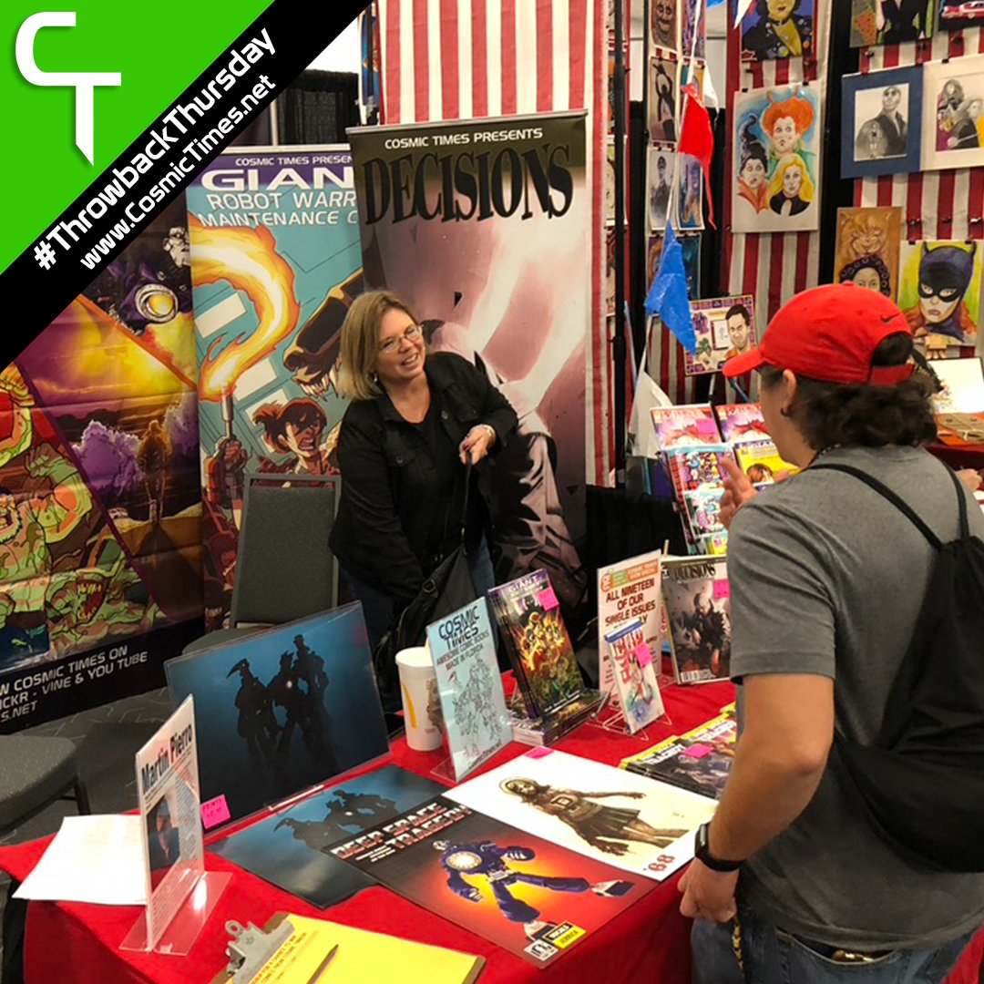 CosmicTimes's tweet photo. It’s #ThrowbackThursday and we are throwing back to the Central Florida Comic Con back in January. It was a fun show and once the world returns to normal we hope to return in 2021.
@CreatesHeidi
#Comics #ComicCons #TBT #BeCosmic #CosmicTimes #Cosmic2020 #cfcc2020 https://t.co/CFUguG2nO9