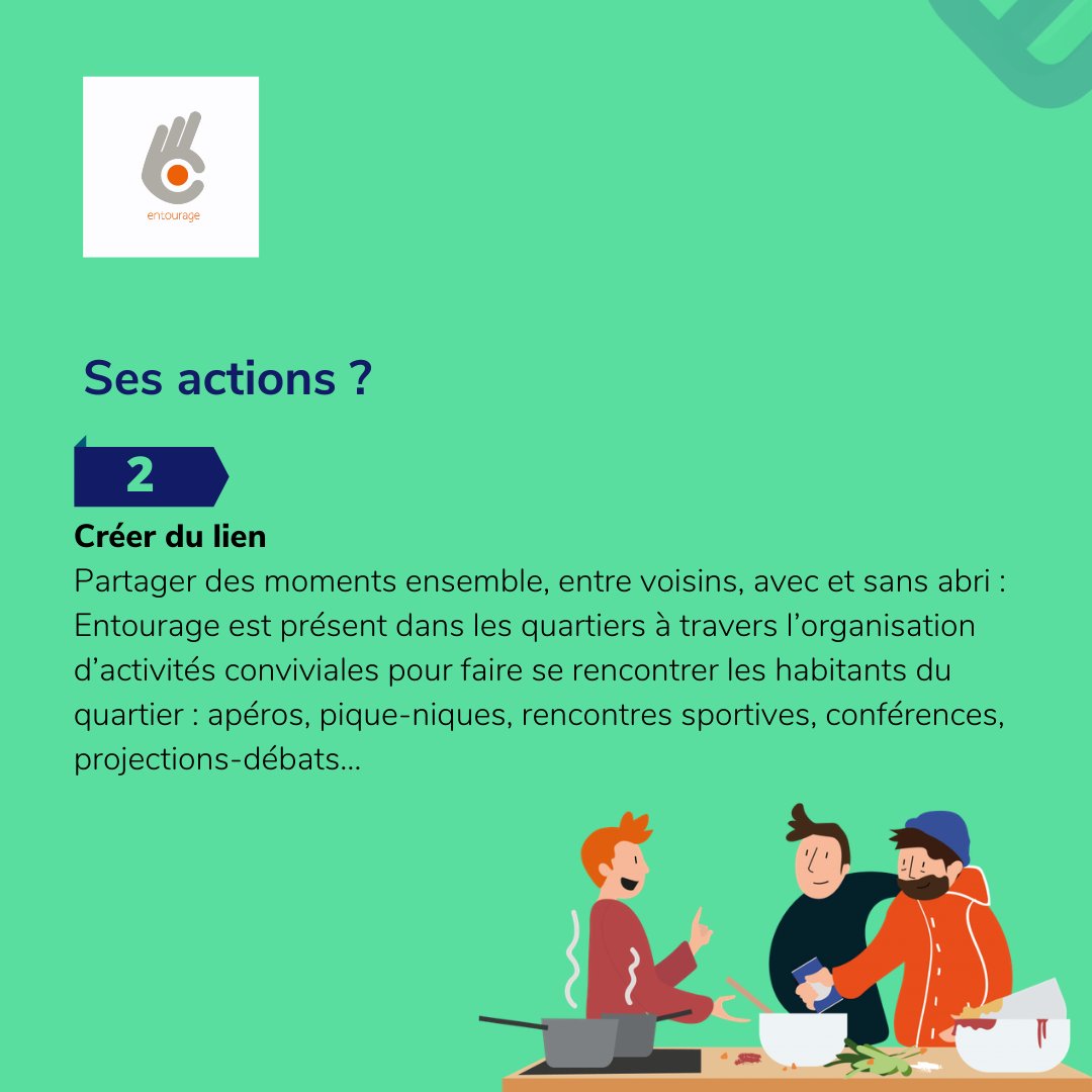Naomicashfr's tweet photo. Aujourd'hui nous présentons l'asso "Entourage", qui lutte chaque jour contre l'isolement des personnes SDF 🙌
Si tu souhaites soutenir ses actions, rdv dans Naomi où tu peux leur faire un don 👏
#Entourage #SOLIDARITE #Entraide #Tousensemble #TousSolidaires https://t.co/5ZAt8sQFcJ