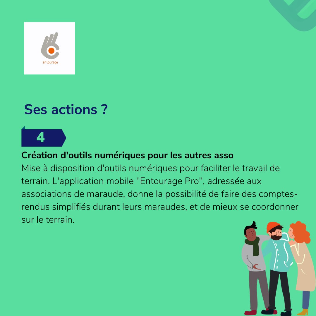 Naomicashfr's tweet photo. Aujourd'hui nous présentons l'asso "Entourage", qui lutte chaque jour contre l'isolement des personnes SDF 🙌
Si tu souhaites soutenir ses actions, rdv dans Naomi où tu peux leur faire un don 👏
#Entourage #SOLIDARITE #Entraide #Tousensemble #TousSolidaires https://t.co/5ZAt8sQFcJ