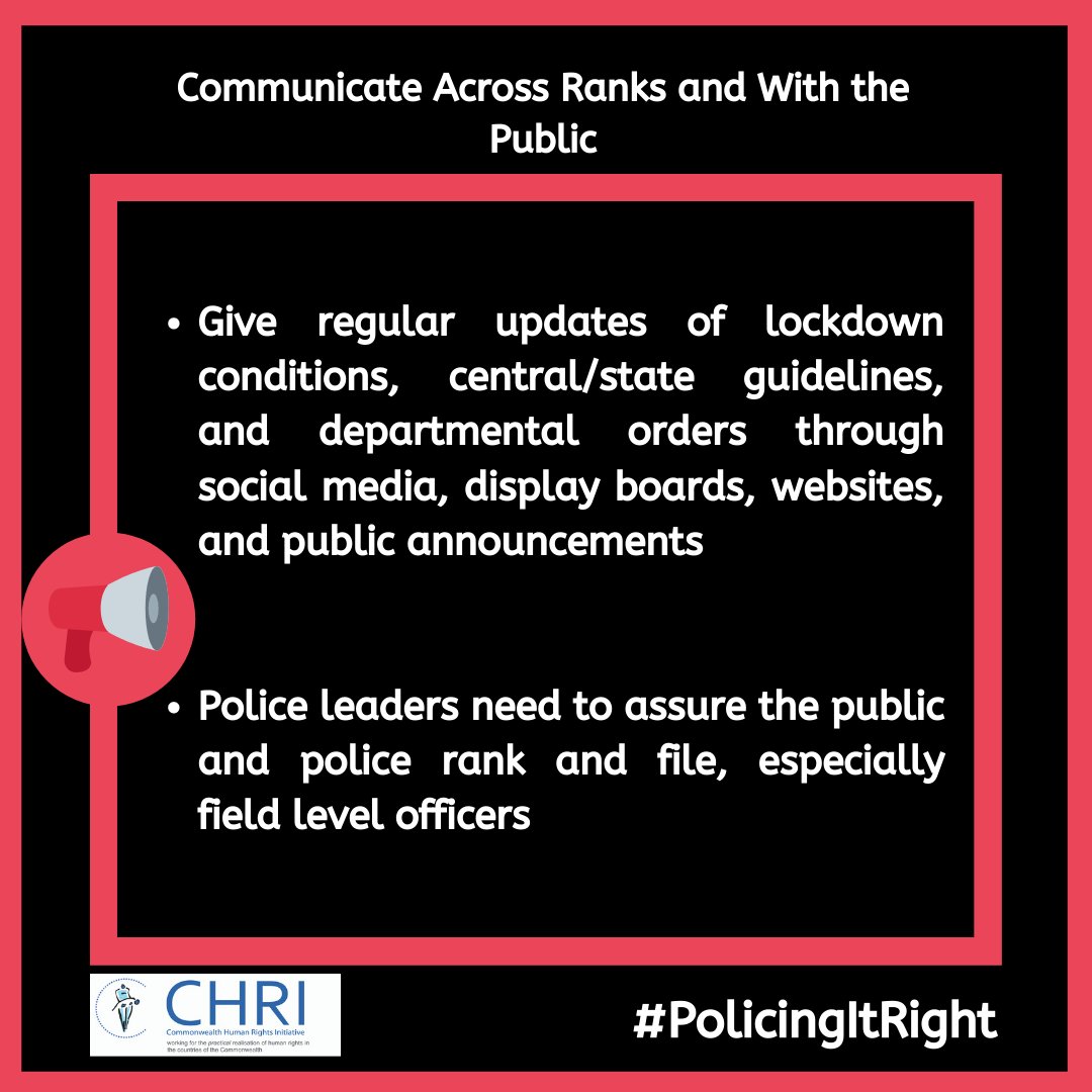 It's crucial for the police to communicate clearly and effectively across the ranks and with the public. Misinformation can have dire consequences.