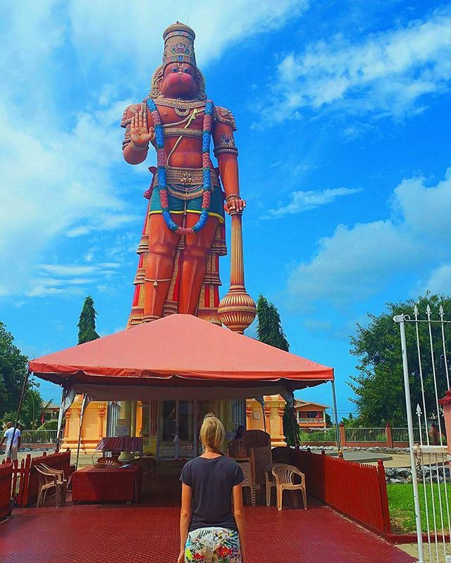 LostTemple7's tweet photo. No, this statue of God Hanuman ji is not in Bharat... It's in Trinidad... https://t.co/al3WVvyZBN