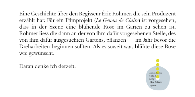 Redaktion_Waahr's tweet photo. Projektplanung gestern und heute: Joachim #Bessing channelt Éric #Rohmer: https://t.co/jV6UJ8Mpjt #hoffnung #tagebuch https://t.co/awwkG29QCM