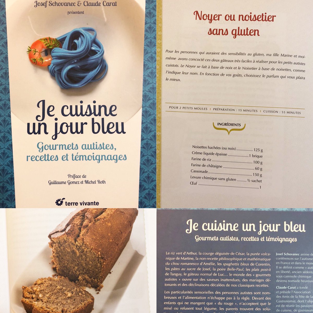 ggomez_chef's tweet photo. En cette #JournéeMondialeDeSensibilisationALAutisme je partage avec vous une recette du livre « je cuisine un jour bleu » des amis @claudecarat et JosefSchovanec qui regroupe témoignages et recettes pour un voyage fabuleux en « autistant » #TousEnBleu #JourneeMondialeDeLAutisme https://t.co/r3jZgbwWTI