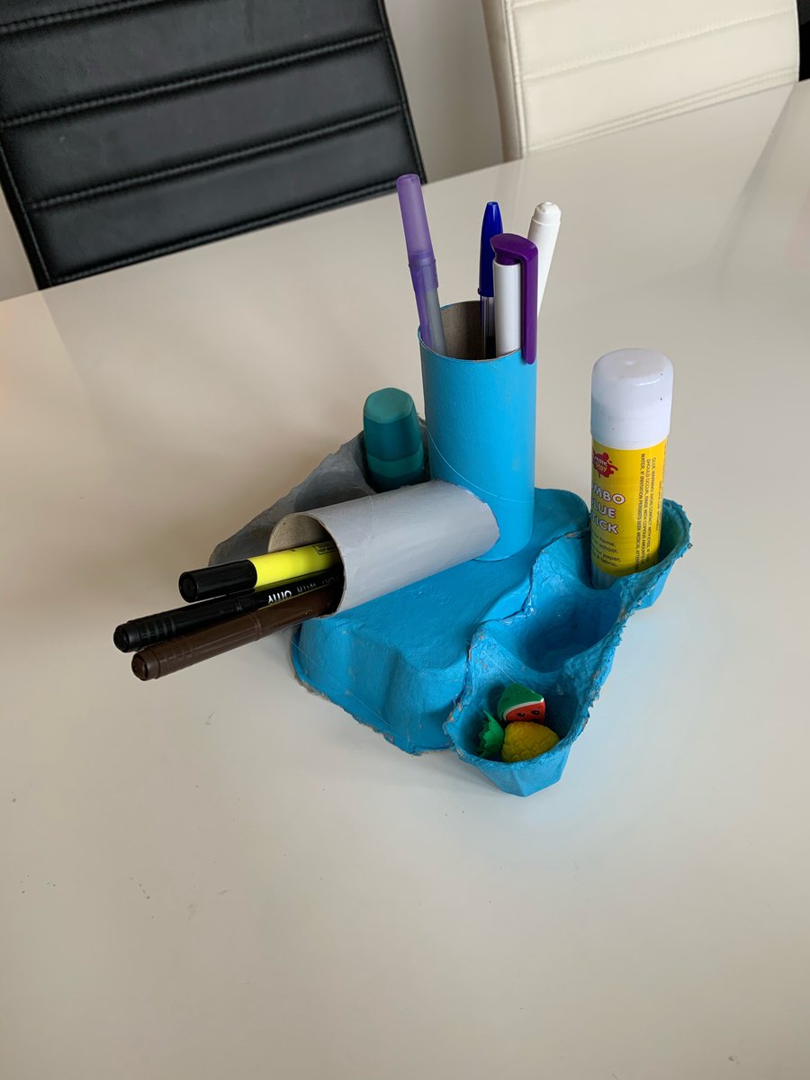 DtMonSchGirls's tweet photo. Kathryn in Year 7 has demonstrated how creative we can be with the materials found in our homes to ensure she doesn't miss out on making her Pencil Holder. @Habsmonmouth @MonSchGirls #eggcellentwork #recycling #seasonaldesign https://t.co/1M0xFLTqlr