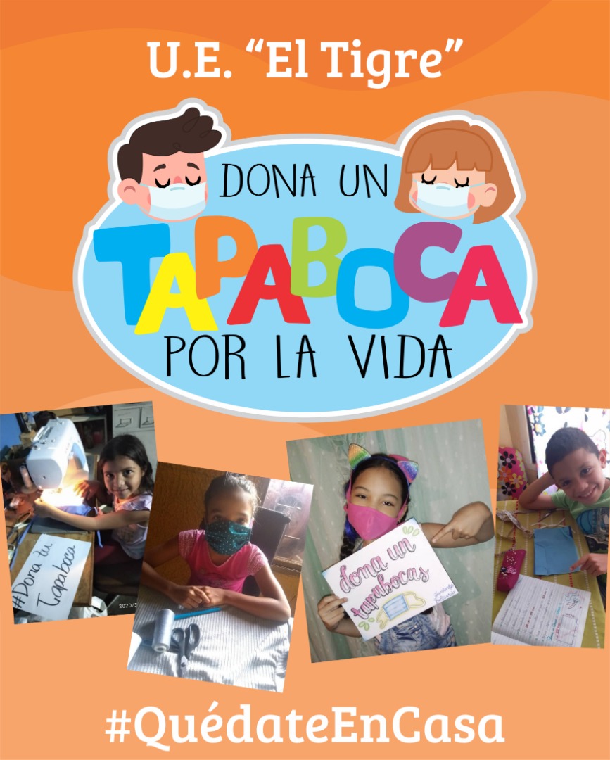 Faja_Patriota's tweet photo. En #Anzoátegui ☆ La U.E "El Tigre" inicia la campaña escolar "Dona un tapaboca por la vida" el objetivo es lograr la elaboración de más de 1500 piezas de la mano con niños, niñas, padres y representantes, los tapabocas serán donados a vecinos de la comunidad 

@psuvaristobulo https://t.co/93Jn5Ep5BZ
