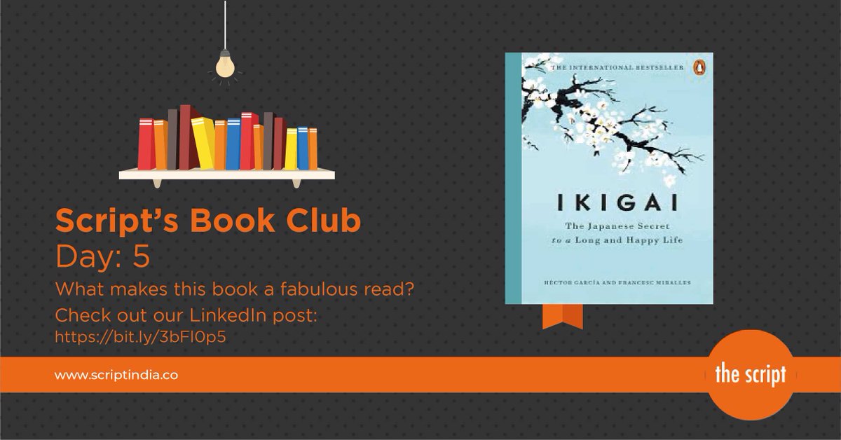 ScriptWithUs's tweet image. What is IKIGAI? Have you found yours or are you struggling to find your &apos;raison d&apos;etre&apos;? With this book, you can find the right tools to answer these life altering questions and discover your true being. Read more: bit.ly/3bFl0p5
