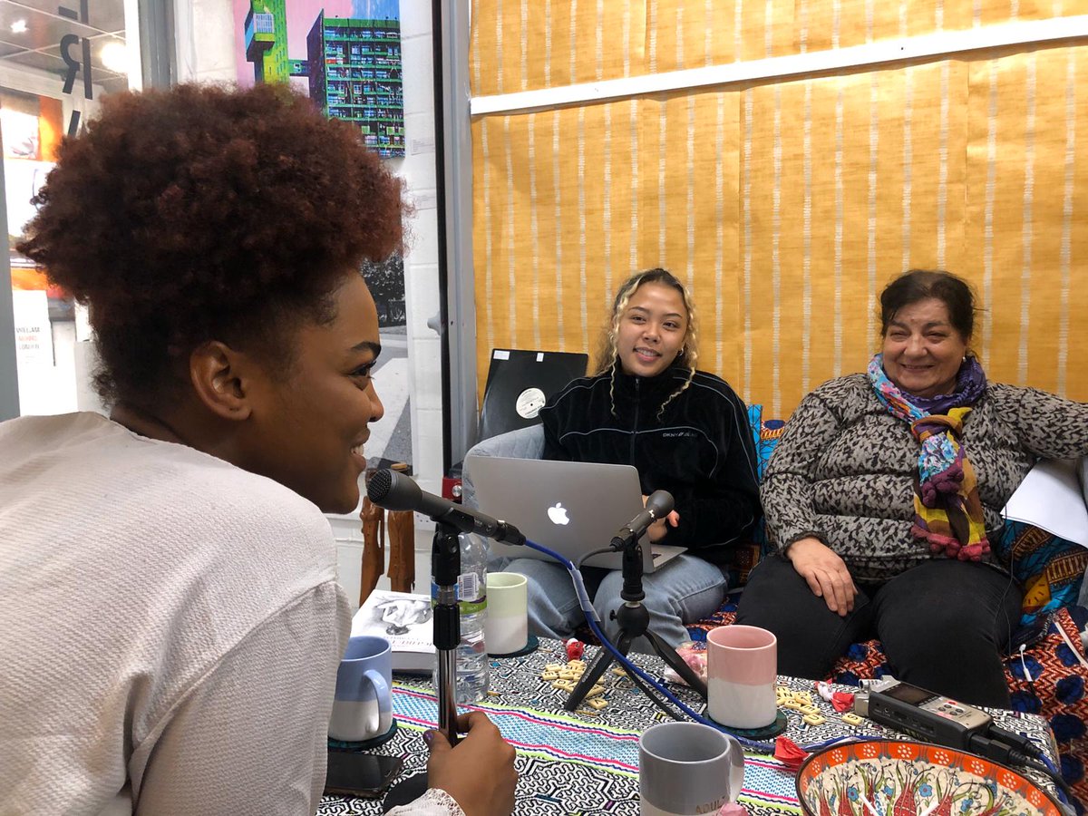 CuratingLondon's tweet photo. "Meet you at the living room?" We know it can be hard to be creative right now, so we thought we'd recap back to when the #CollectingEnds team recorded captivating stories in their living room. Let's get inspired with what we have around us! Stay safe, stay creative and #StayHome https://t.co/Ki59XcGrbh