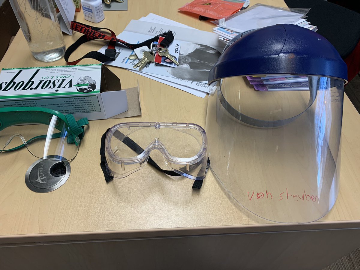 JenniferMSutton's tweet photo. #vonpride for @vonsteubenmsc science teachers for identifying supplies of vital PPE for @SwedishChicago! Safety goggles and gloves are going to help sav lives so medical staff to do their job safely! More schools can support! @network14cps @ChiPubSchools @janicejackson @NEIU @NPU https://t.co/dyh2MSaRsJ