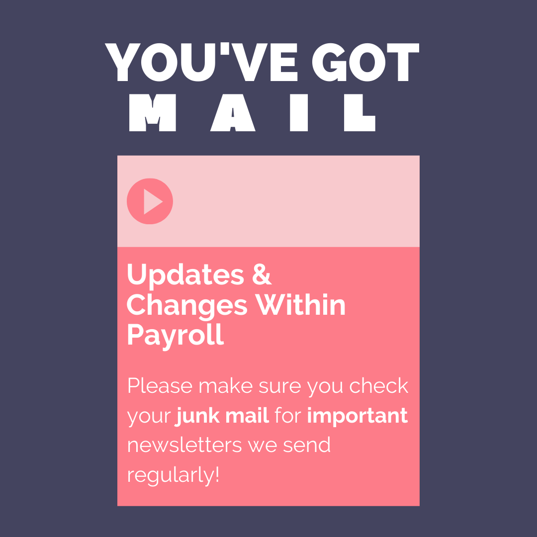 payrollasyougo's tweet image. Our team regularly send out important information &amp;amp; updates within the industry to keep you in the loop and ensure you&apos;re not missing out!

Please make sure you check your junk mail as some times the system automatically sorts your mail.