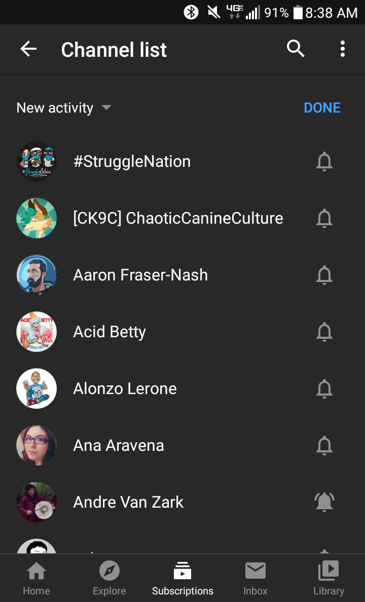 Ok so people who ither work and watch  #YouTube and the people  @YouTube I can't stress this enoght. This bell system is broken. Unless you actually click the bell for all notifications you will only get the videos in your feed that match your searches.