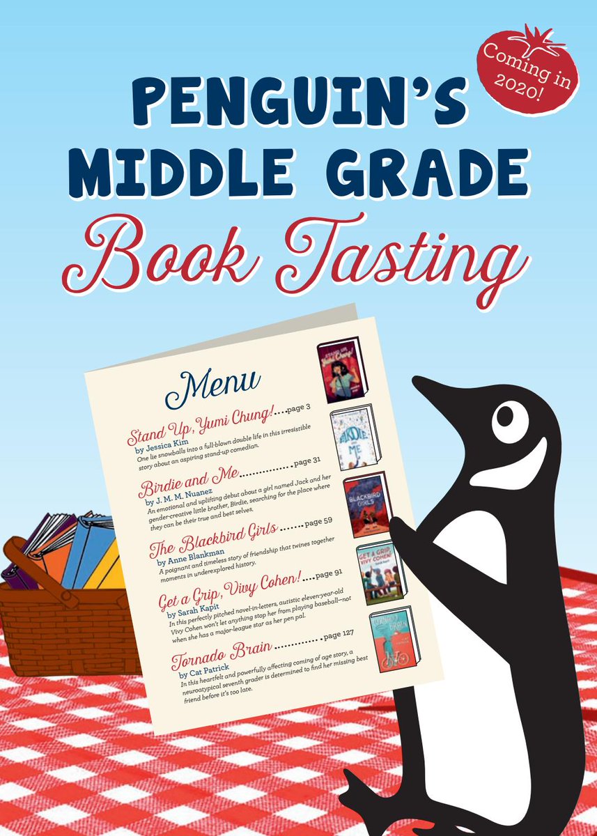 Looking to introduce a Virtual #BookTasting for your classroom? Download our #PenguinBookTasting sampler featuring five different middle grade titles, complete with feedback cards! Download it for free to share with your students at bit.ly/PenguinBookTas…