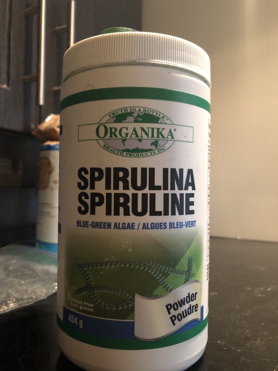 beginnings_bb's tweet photo. ~Supplements~ (A Thread)
 
Spirulina 
-> A tablespoon (7 grams) of dried spirulina powder contains:

Protein: 4 grams
Vitamin B1 (thiamine): 11% of the RDA
Vitamin B2 (riboflavin): 15% of the RDA
Vitamin B3 (niacin): 4% of the RDA
Copper: 21% of the RDA
Iron: 11% of the RDA https://t.co/YDwAmJCxNt