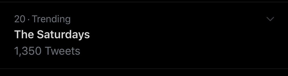 ShadySatsFacts's tweet photo. 🚨 The Saturdays is currently trending 🚨 https://t.co/aFT3xlkNzn