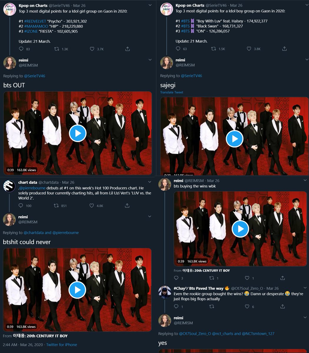According to BP fans they've been doing this for a long time and they've now included NCT.(Probably because of the current friction between Army and NCTzen.)A troll like this causes drama between fandoms EVERY SINGLE DAY.Note: these are just SOME of only this week's tweets.