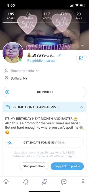2 MORE SPOTS LEFT GET YOUR PROMO FOR COVID-19 !!! COME ON GUYS APRIL OS MY BIRTHDAY MONTH. Get to spoiling<a href="/tag/chastity"class="tags"><span>#chastity</span></a><a href="/tag/humanashtray"class="tags"><span>#humanashtray</span></a><a href="/tag/footstool"class="tags"><span>#footstool</span></a>