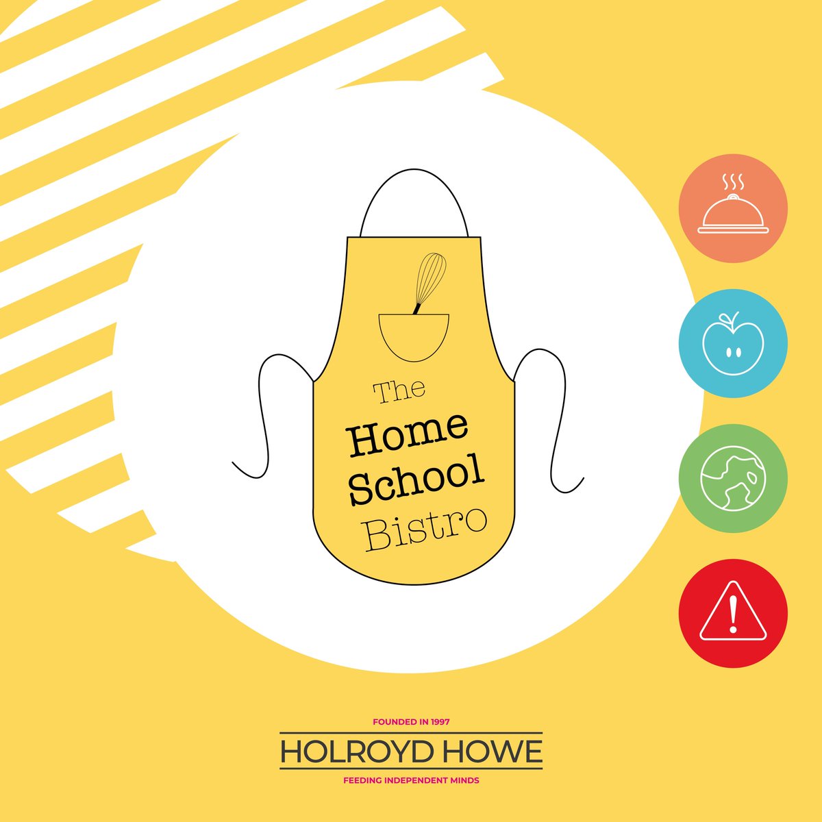 HolroydHowe's tweet photo. ‘Home School Bistro’ IS NOW OPEN. Packed with recipes, family food challenges and ideas to encourage children to eat healthily whilst at home. Get in touch for more info….. https://t.co/naKft4YNcD