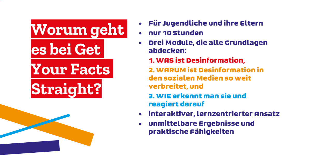 digitalechancen's tweet photo. Hier ein Überblick, worum es bei unserem #GetYourFactsStraight Workshop geht: Wir beantworten alle Fragen rund um das WAS, das WARUM und das WIE im Umgang mit Desinformationen und Fake News! 👍 Ihr habt Interesse? Meldet euch bei nwolbers@digitale-chancen.de! #EUMediaLiteracyWeek https://t.co/WkYVsKXQAe
