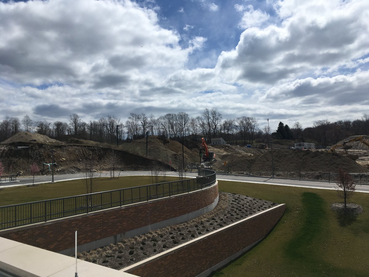 MPNarchitects's tweet photo. The original Ella T. Grasso Technical High School in Groton, Connecticut has been demo’d and now Phase 2 work for the new bus garage begins. #architecture #grassotech #connecticut #groton #cttechhs https://t.co/4mNLbaIlN4