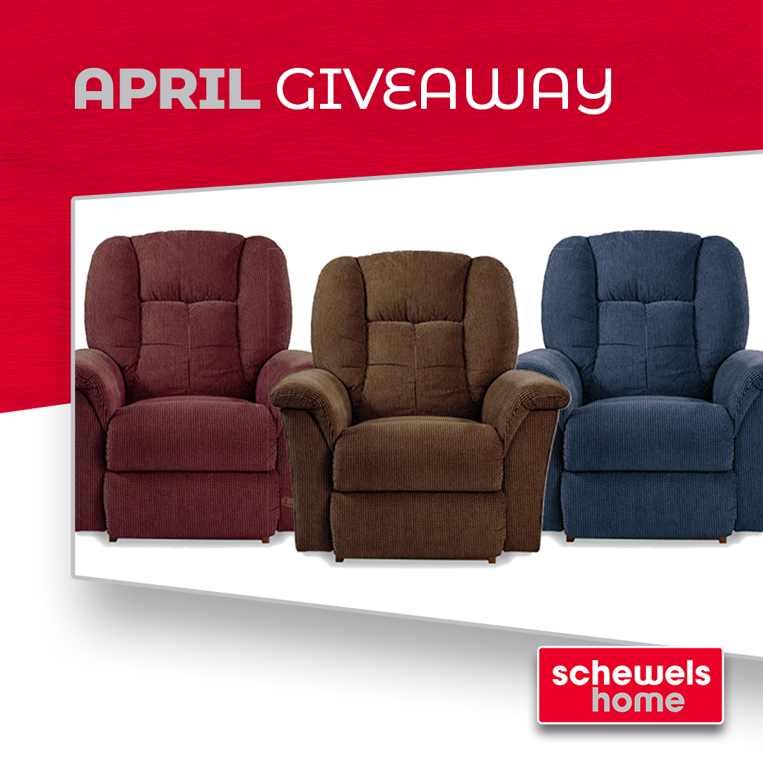 SchewelsHome's tweet photo. It's time to celebrate the changing of the seasons with a brand new giveaway! This month, you have the chance to win a La-Z-Boy Recliner! Your choice of colors: Blue, Burgundy or Brown.
Enter here 👉 https://t.co/eB9DmYMXJu
•
#schewels
#schewelshome
#schewelsfurniture https://t.co/XNywfj6dgK