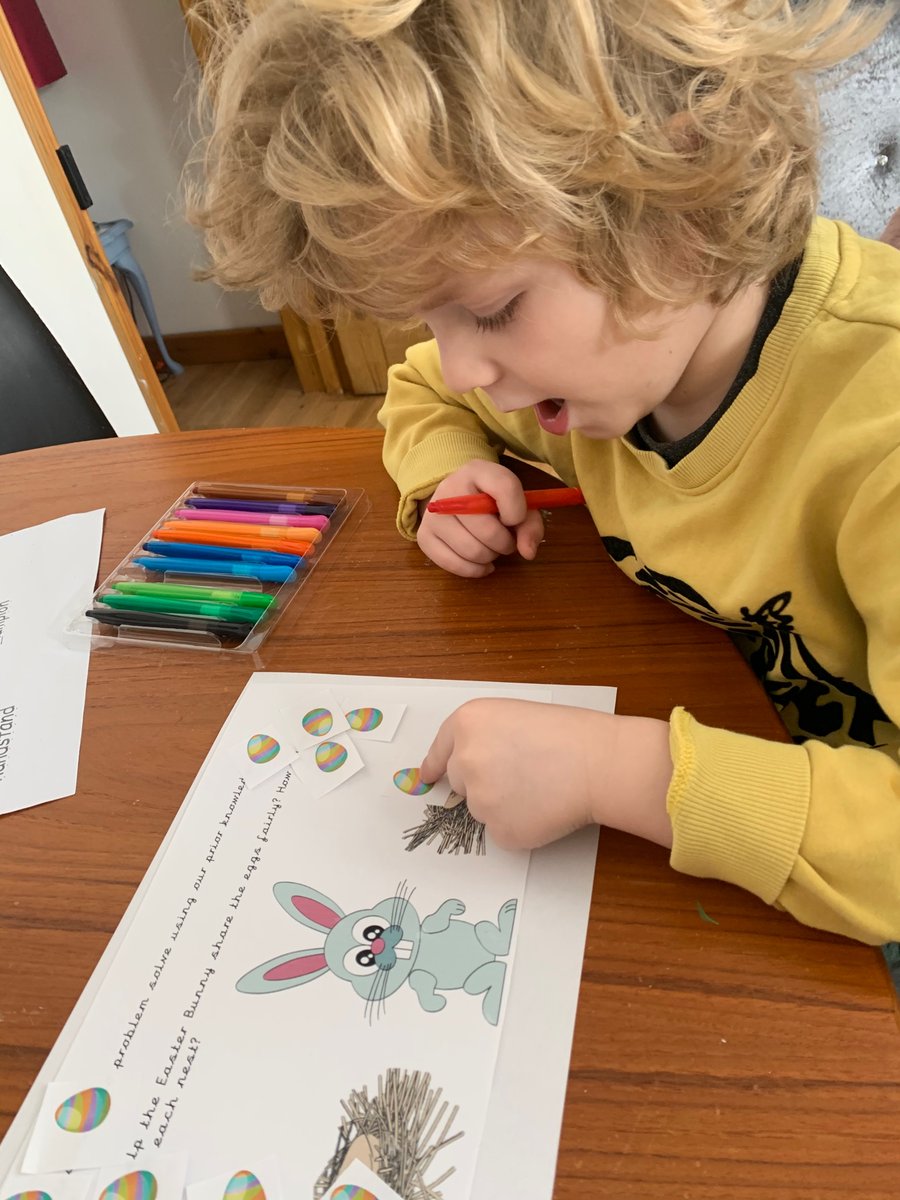 LilttleLove's tweet photo. @WhiteCourtScho1 Rex enjoying maths and his picture of all his teachers today! https://t.co/yNGvyQCa4M