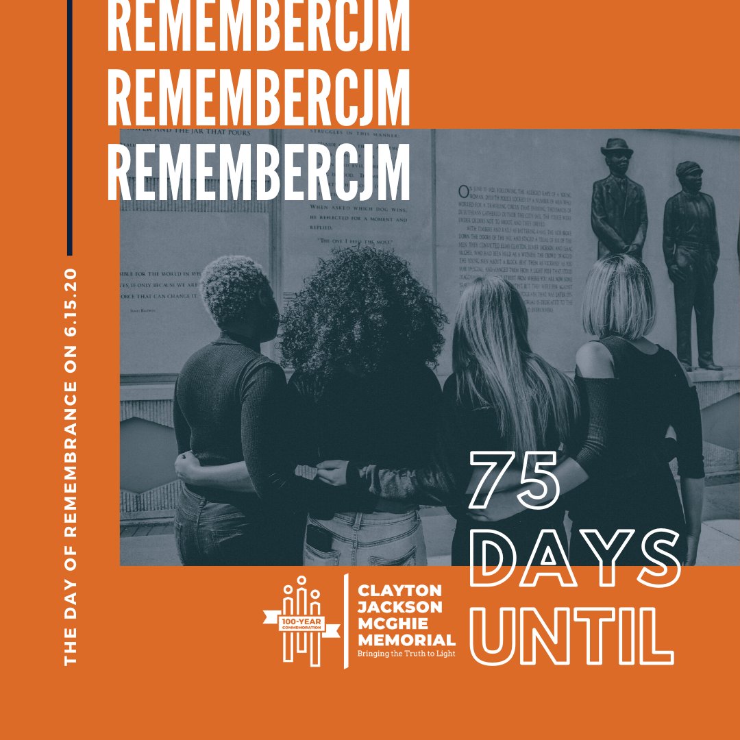 June 15, 2020 will be 100 years since the brutal #Duluth #MN lynching of three young Black men.

Every day we remember #EliasClayton, #ElmerJackson, and #IsaacMcGhie. We ask, what will a future of racial justice, healing, and reconciliation look like in our community?

#CJM2020