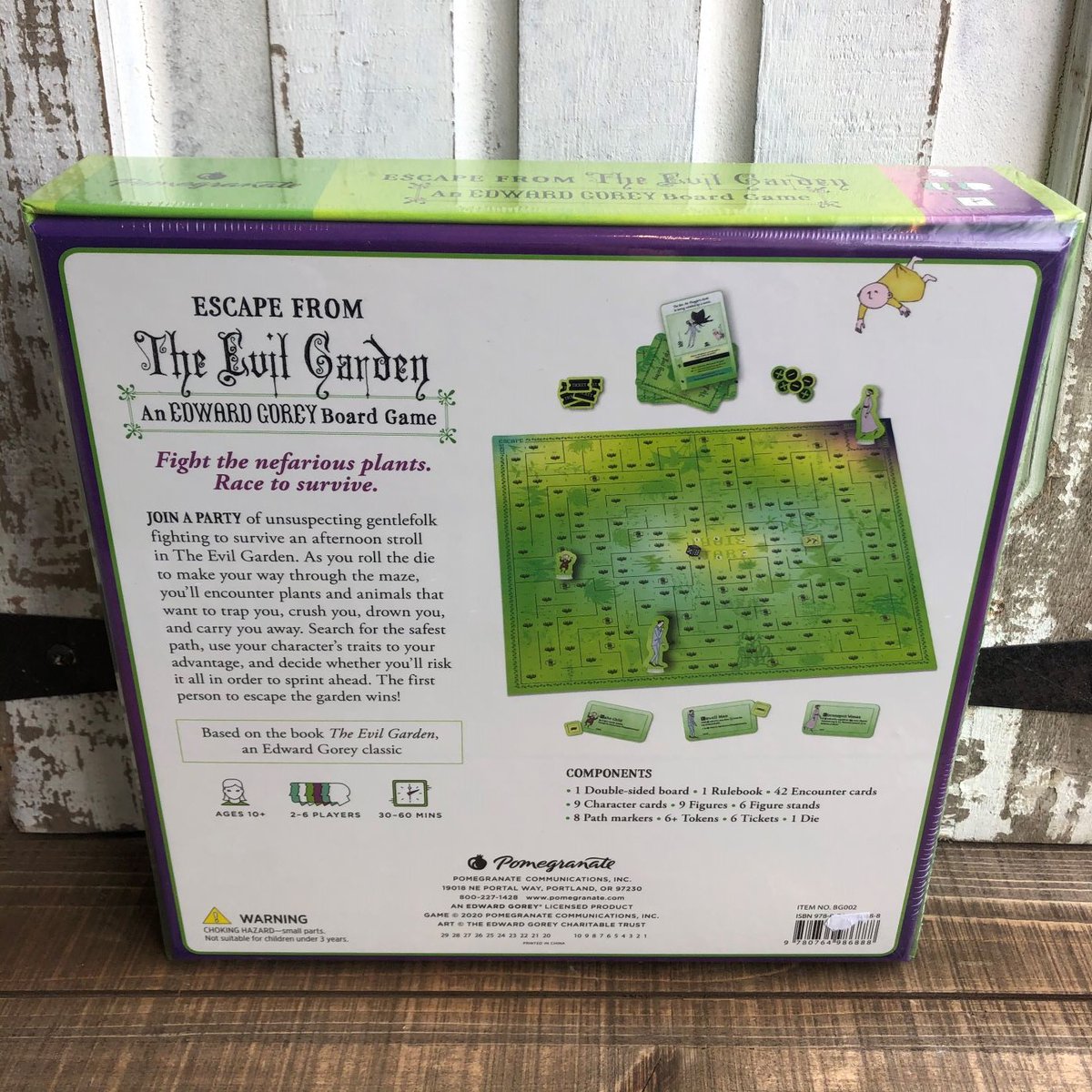 Escape from The Evil Garden. A board game for fans of slightly darker humour. <a href="/PomegranateComm/">Pomegranate</a> @edwardgoreytrust  

#theevilgarden #jonesandcompany #visitwalkerville