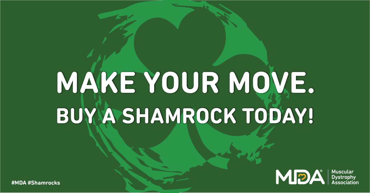 We want to send a HUGE thank you to everyone who bought MDA Shamrocks this season to help MDA families in the Greater Philadelphia area live longer and grow stronger. On behalf of all the families we serve, thank you for making a difference. bit.ly/ShamrocksLocat…