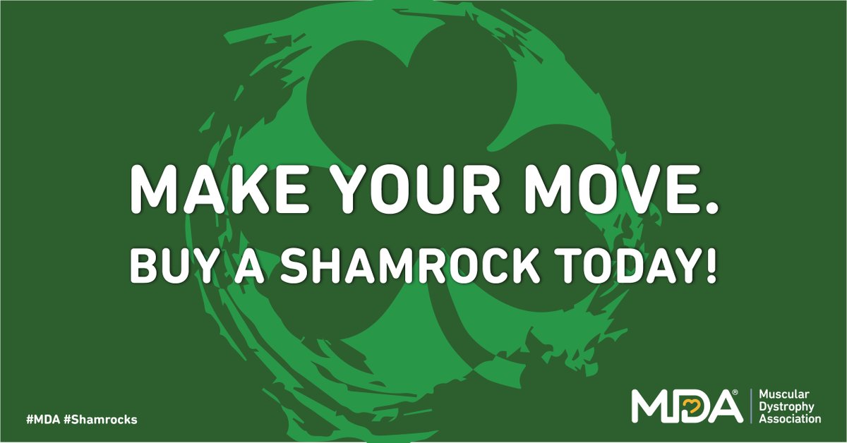 We want to send a HUGE thank you to everyone who bought MDA Shamrocks this season to help MDA families in the Greater Philadelphia area live longer and grow stronger. On behalf of all the families we serve, thank you for making a difference. bit.ly/ShamrocksLocat…