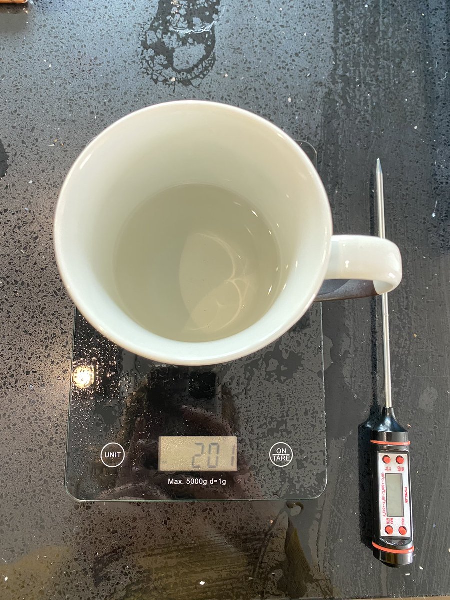 BeckyCoats's tweet photo. Yesterday me and my Year 9/10/11 virtual physics class calculated the specific heat capacity of water using my 1250 w microwave and a meat thermometer. When then calculated that it was only 40% efficient... 🤷‍♀️ #physicsathome @PlumsteadManor @IOPTeaching #energy https://t.co/Yjk4hCqEHe