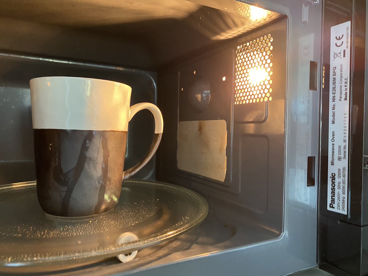 BeckyCoats's tweet photo. Yesterday me and my Year 9/10/11 virtual physics class calculated the specific heat capacity of water using my 1250 w microwave and a meat thermometer. When then calculated that it was only 40% efficient... 🤷‍♀️ #physicsathome @PlumsteadManor @IOPTeaching #energy https://t.co/Yjk4hCqEHe