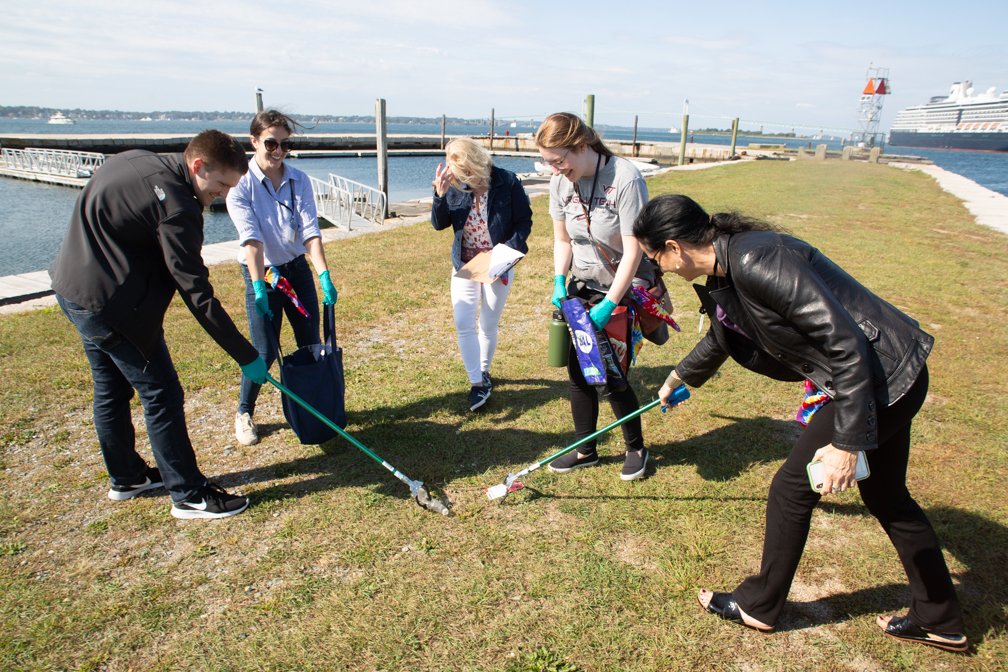 AgiosPharma's tweet photo. In honor of #CommunityServiceMonth, here is a #tbt to our beach clean up with @cleanoceanaccess in Newport, RI! https://t.co/vTTtTtsbE8
