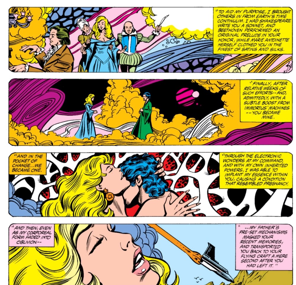 In Avengers #200 Carol Danvers was subjected to a sexual assault that was characterized as non-traumatic and even as an act of love. Fans of the character were outraged. 1/4  #xmen  @carolcomics