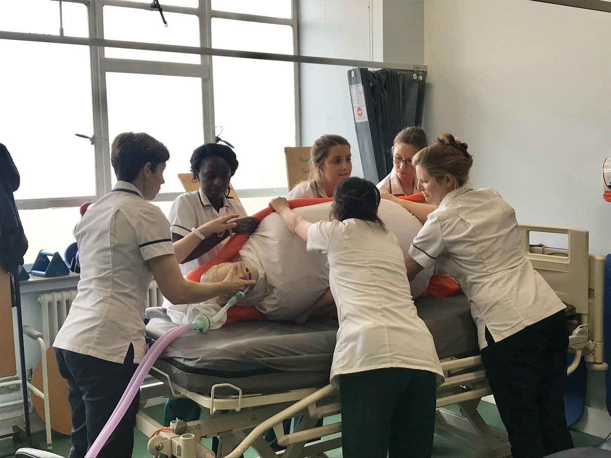 NM_Physios's tweet photo. An enormous thank you to our amazing Sarah Ulmer for delivering proning training to all the physios, @NM_OTT’s and SALTs! We are all ready to help out on ITU! #Covid_19 @physiokat1 @MauriceCohen18 @RussNightingale @Reshma44736084 @KChessis @WeAHPs @londonahps @NorthMidNHS @ulmie https://t.co/6MwNzlzplb