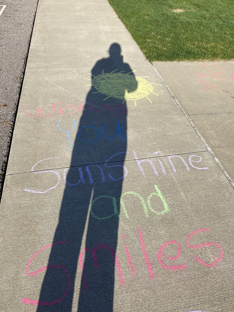 shawn_metz's tweet photo. We Chalked the walk at Austinburg. Come see us for lunch 10-11. Back doors. @genevapride   😊 https://t.co/iYDQjzds8b