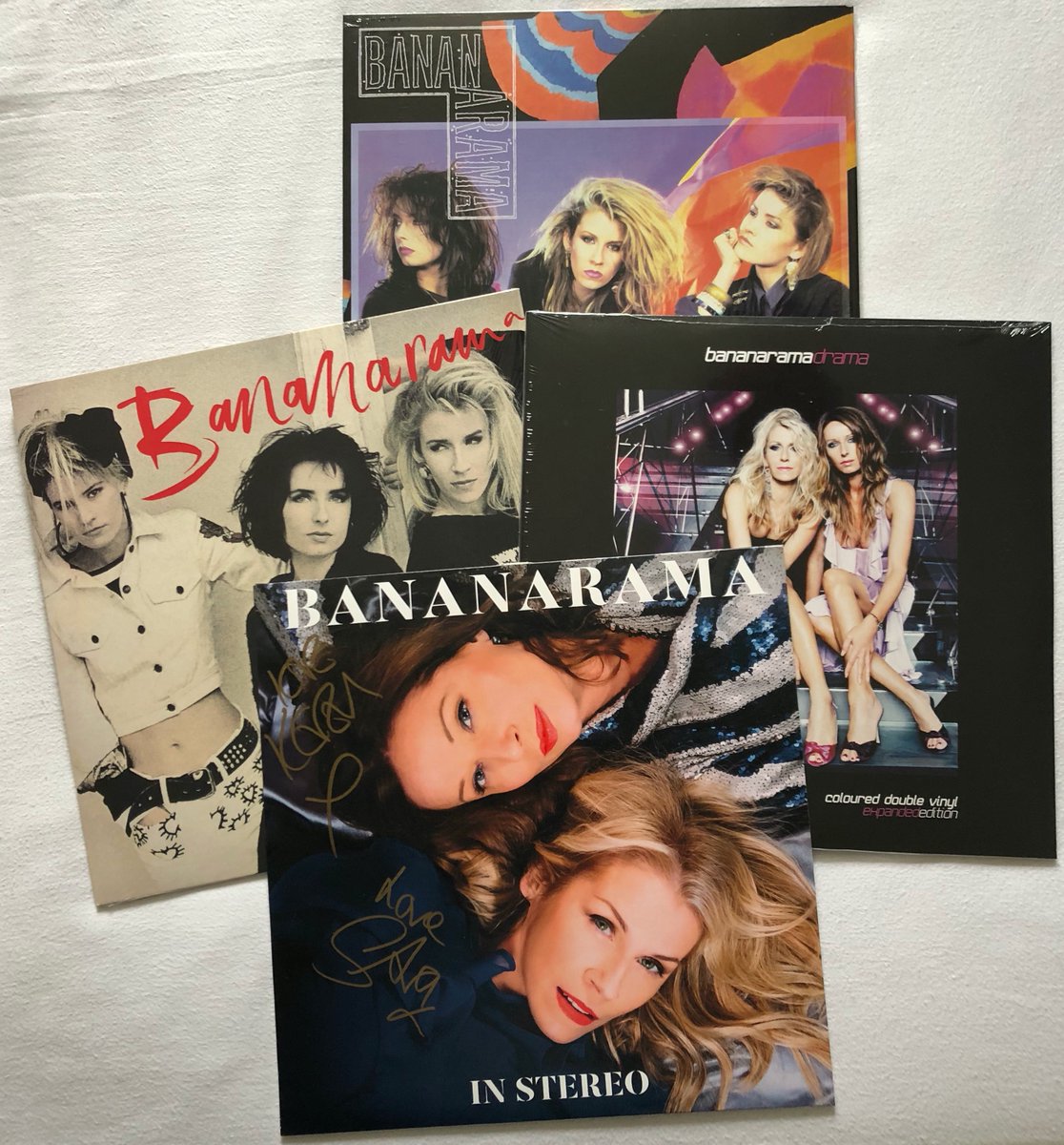 BootedGay71's tweet photo. My all-time favourite @VivaBananarama albums #Bananarama #TrueConfessions #Drama #InStereo All 4 have a special place in my โค๏ธ Each & every song is brilliant! #NowPlaying the sensational Drama #MoveInMyDirection #LookOnTheFloor #FeelForYou #DontStepOnMyGroove #YourLoveIsLikeADrug https://t.co/20hKtVhGDL